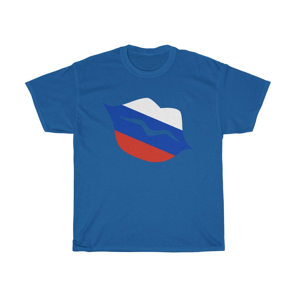 Russia Lips Flag Standard Tee - Unisex
