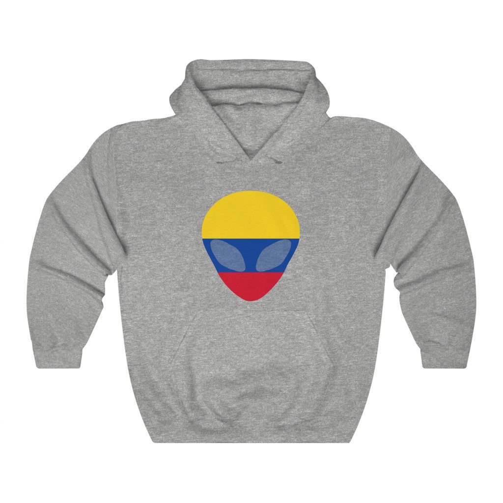 Colombia Alien Flag Hoodie Sweatshirt - Unisex