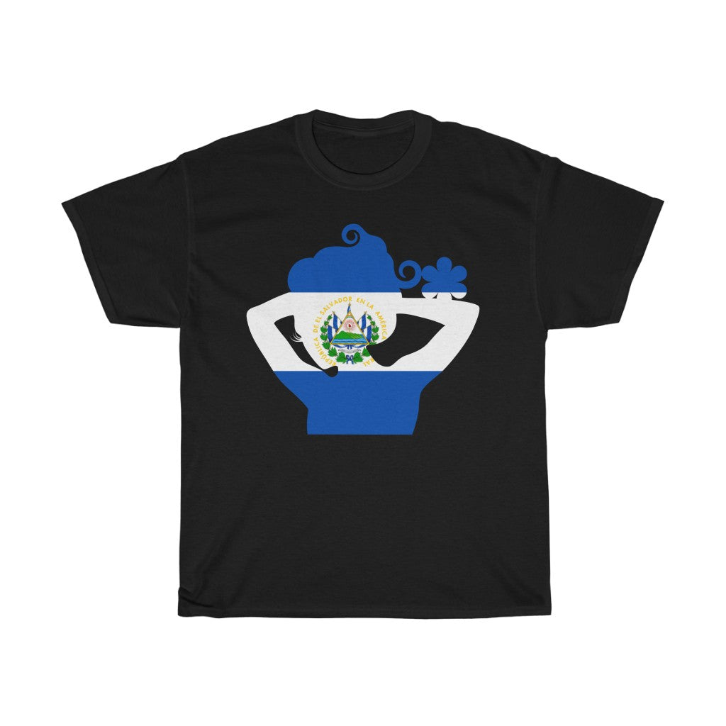 El Salvador Lady Flag Standard Tee - Unisex