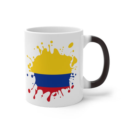 Colombia Splat Color Changing Mug