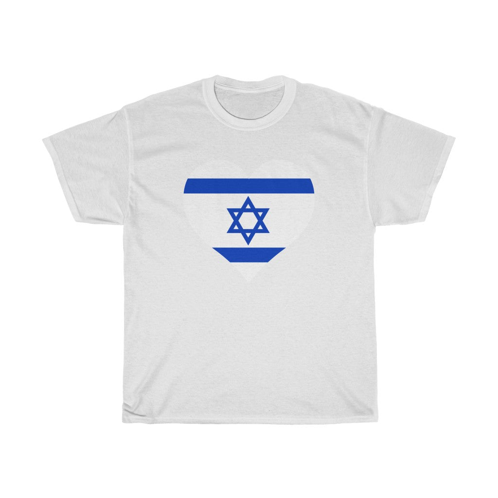 Israel Heart Flag Standard Tee - Unisex