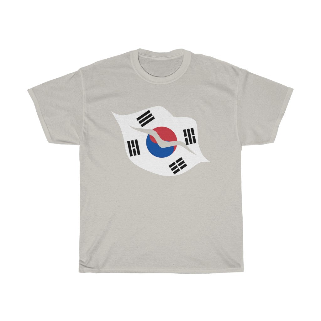 South Korea Lips Flag Standard Tee - Unisex