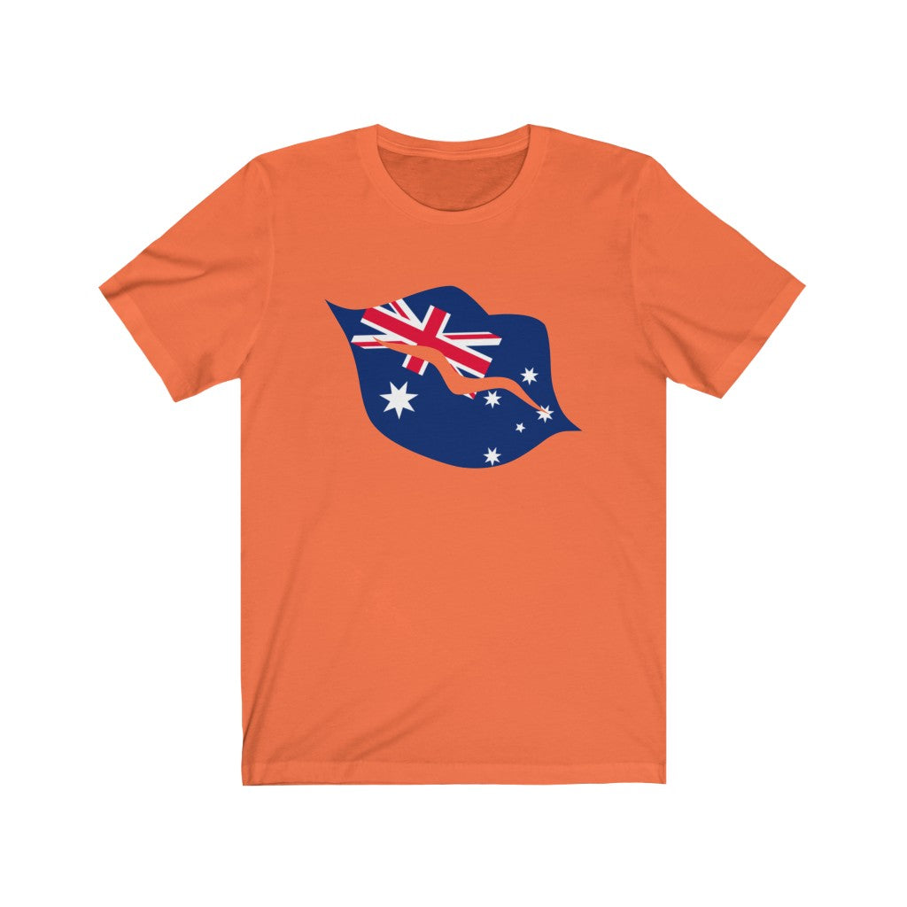 Australia Lips Flag Premium Tee - Unisex