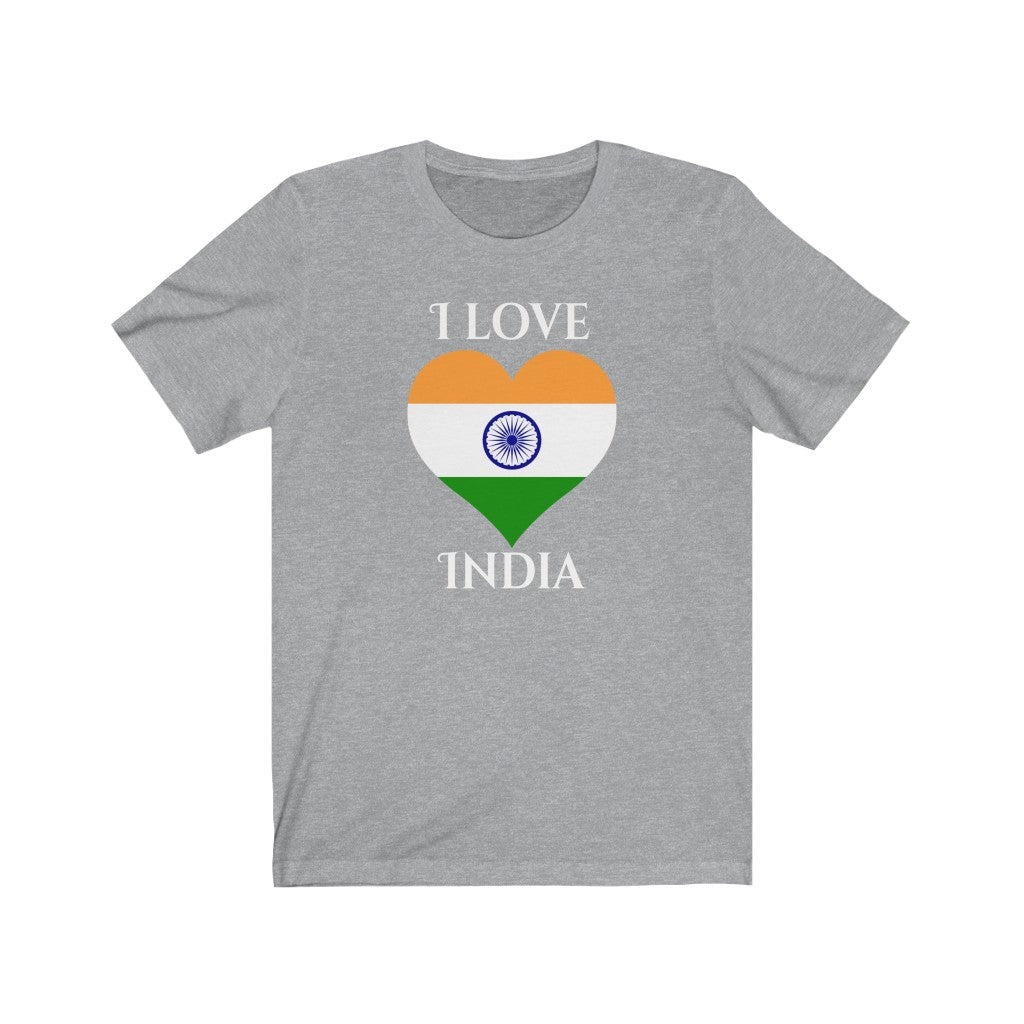 India Heart Flag Premium Tee 2 - Unisex