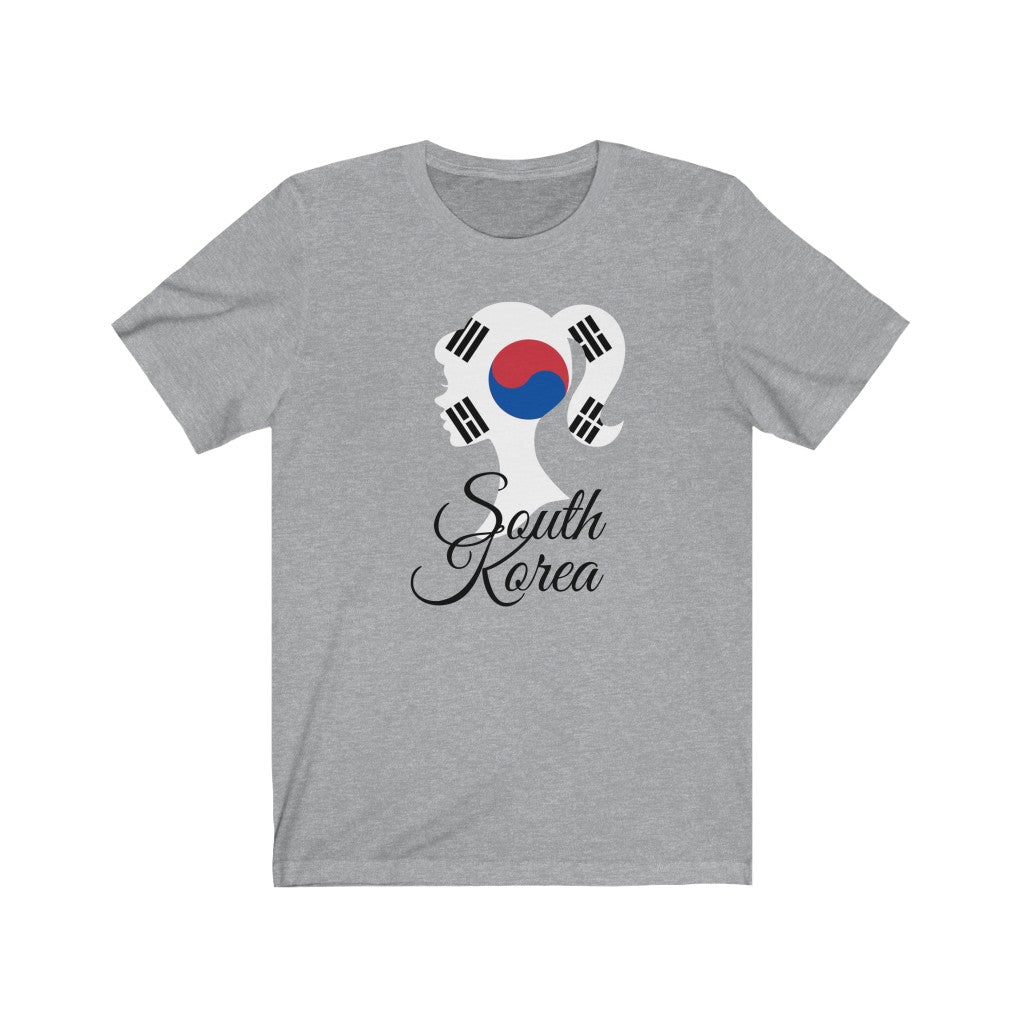 South Korea Girl Flag Premium Tee 1 - Unisex