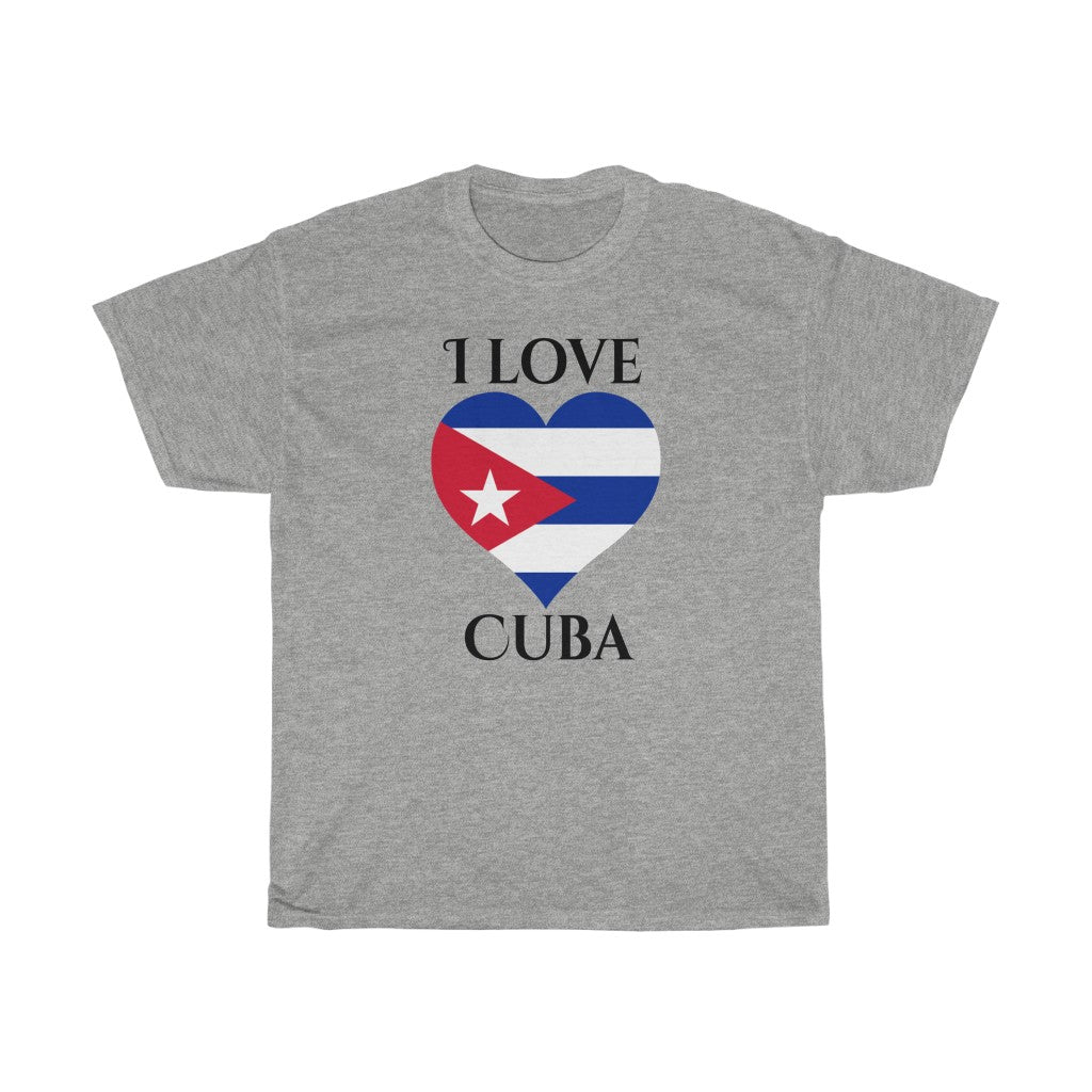 Cuba Heart Flag Standard Tee 1 - Unisex