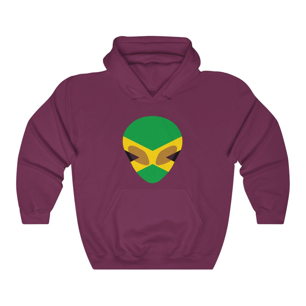 Jamaica Alien Flag Hoodie Sweatshirt - Unisex