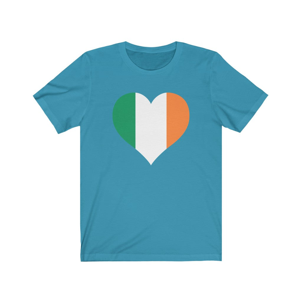 Ireland Heart Flag Premium Tee - Unisex
