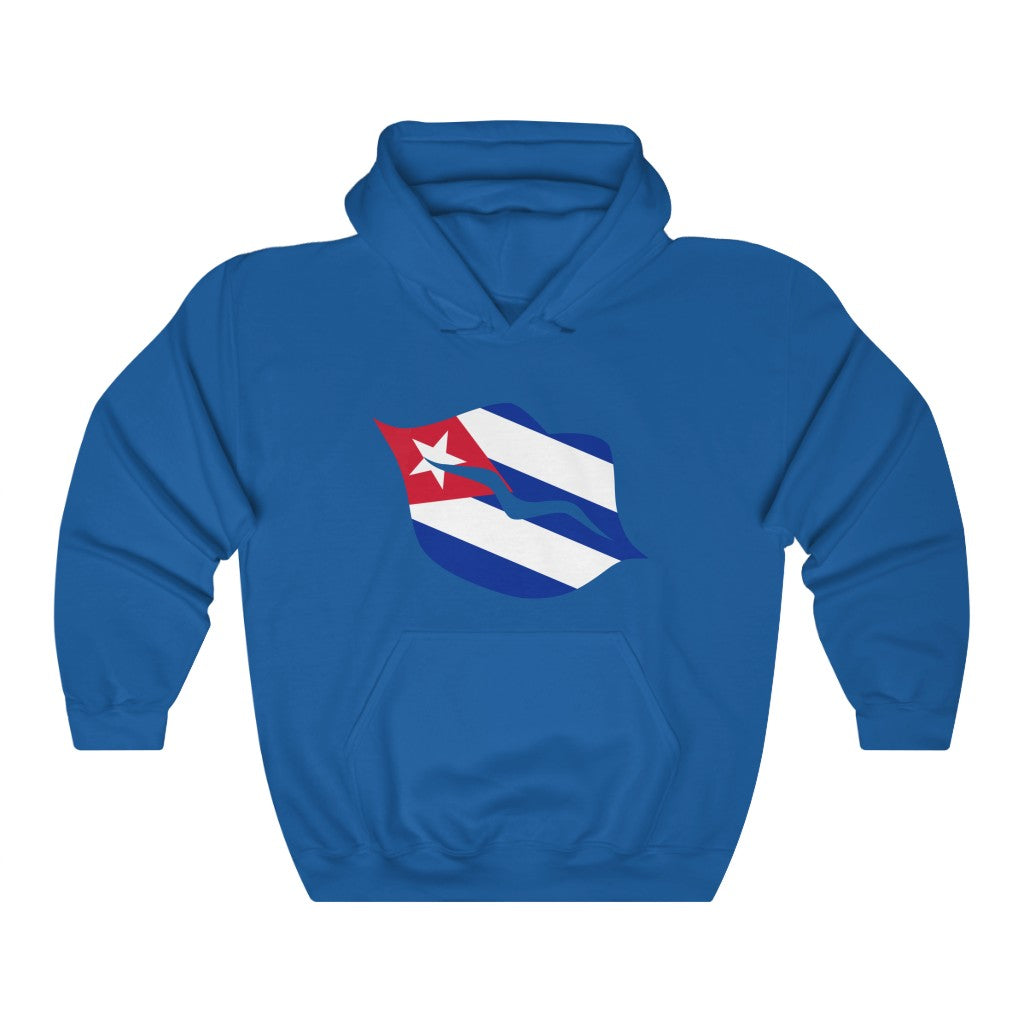 Cuba Lips Flag Hoodie Sweatshirt - Unisex