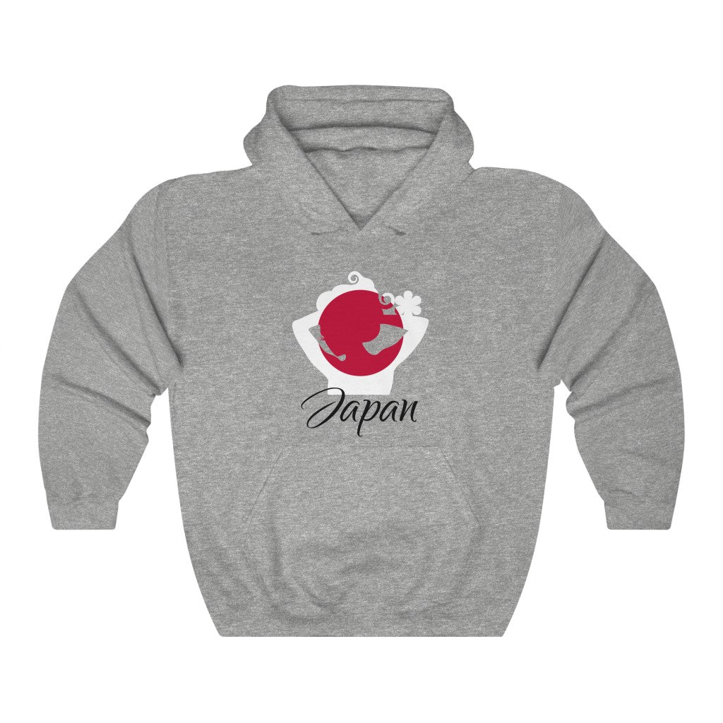 Japan Lady Flag Hoodie Sweatshirt 1 - Unisex