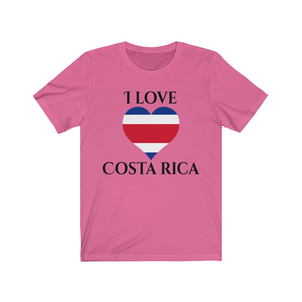 Costa Rica Heart Flag Premium Tee 1 - Unisex