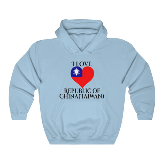 Republic of China - Taiwan Heart Flag Hoodie Sweatshirt 1 - Unisex