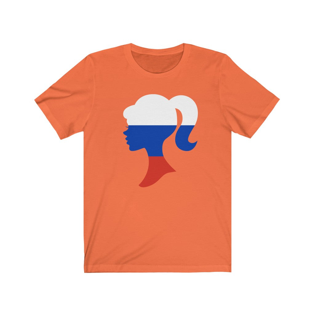 Russia Girl Flag Premium Tee - Unisex