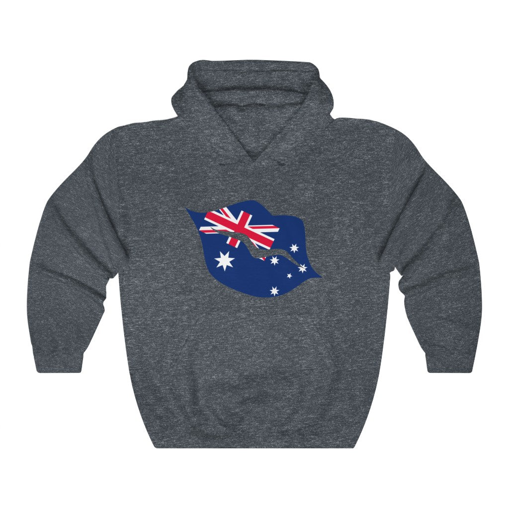 Australia Lips Flag Hoodie Sweatshirt - Unisex
