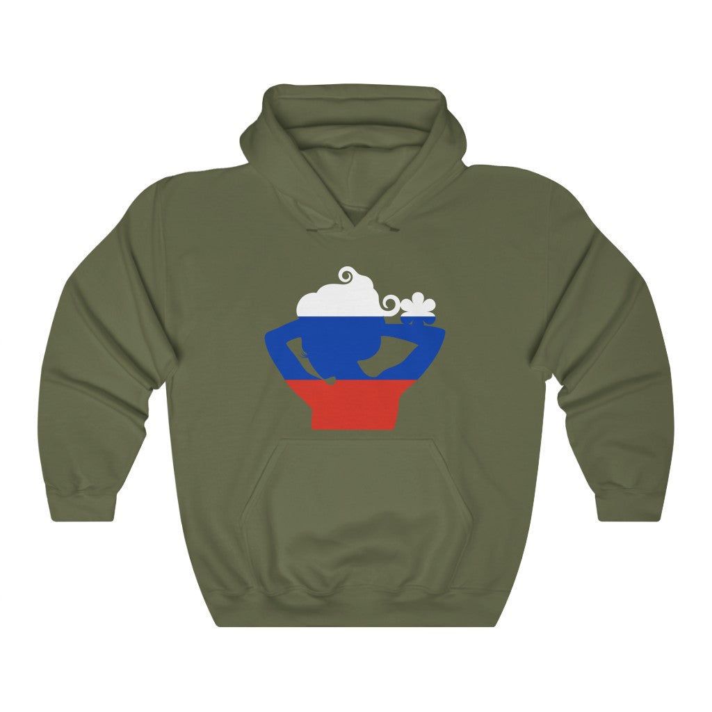Russia Lady Flag Hoodie Sweatshirt - Unisex