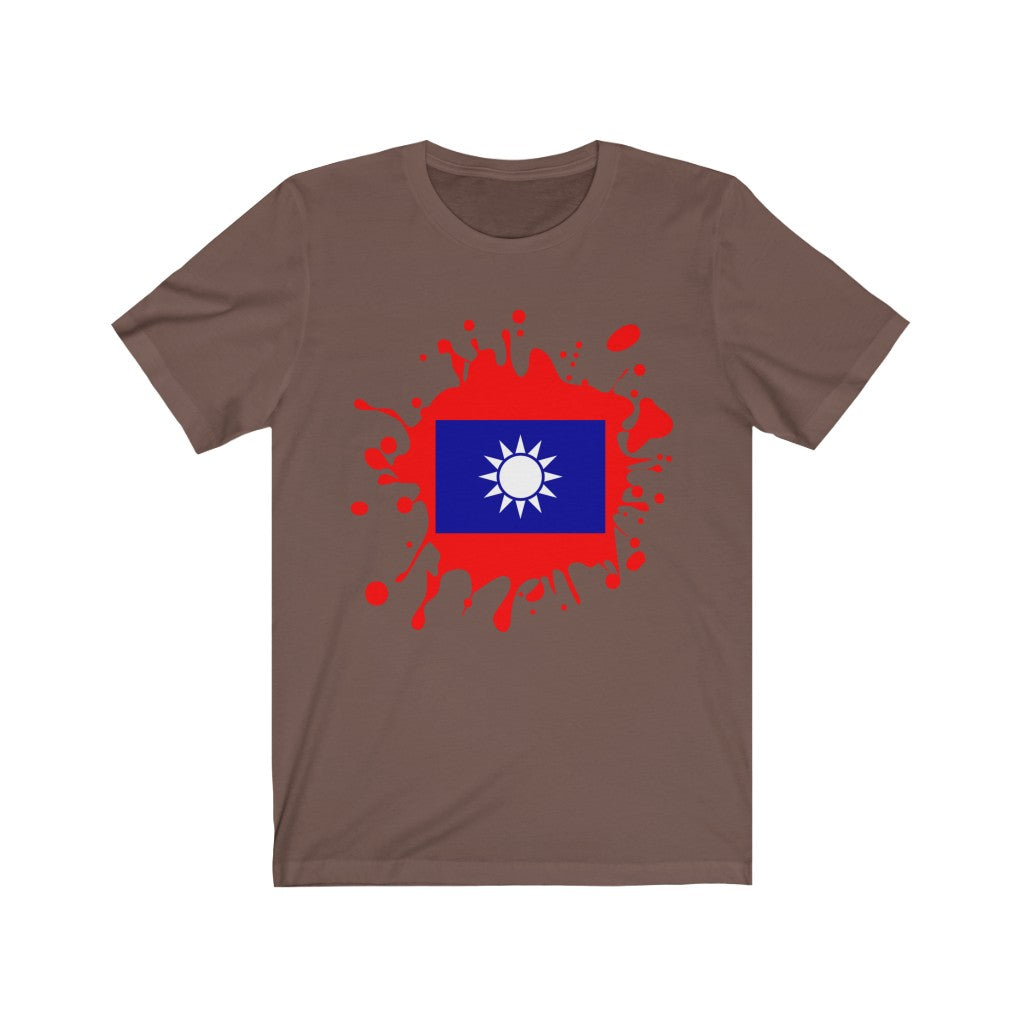 Republic of China (Taiwan) Splat Flag Premium Tee - Unisex