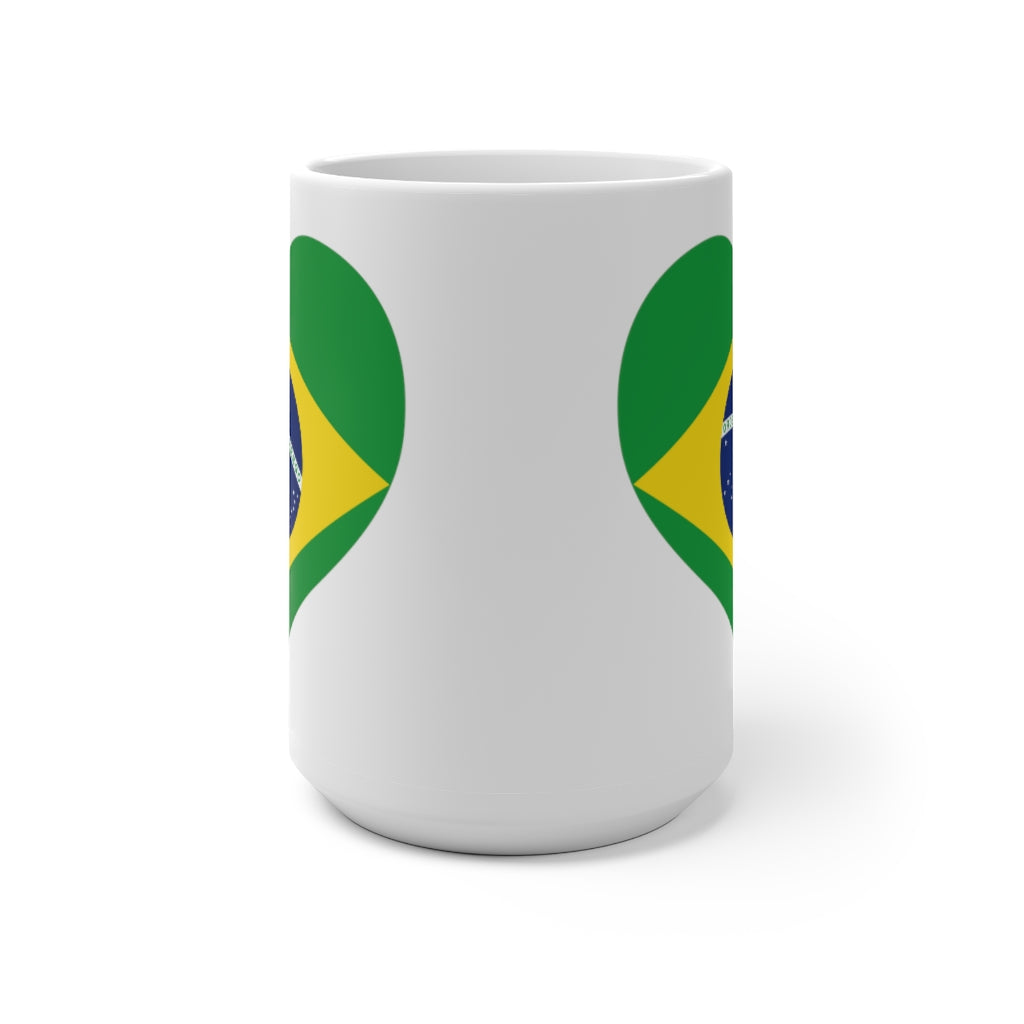 Brazil Heart Color Changing Mug