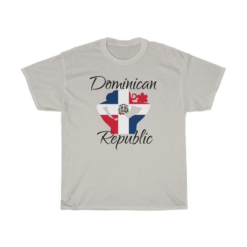Dominican Republic Lady Flag Standard Tee 1 - Unisex
