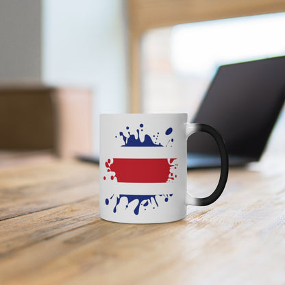 Costa Rica Splat Color Changing Mug