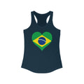 Brazil Heart Flag Tank - Women