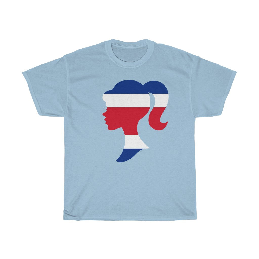 Costa Rica Girl Flag Standard Tee - Unisex
