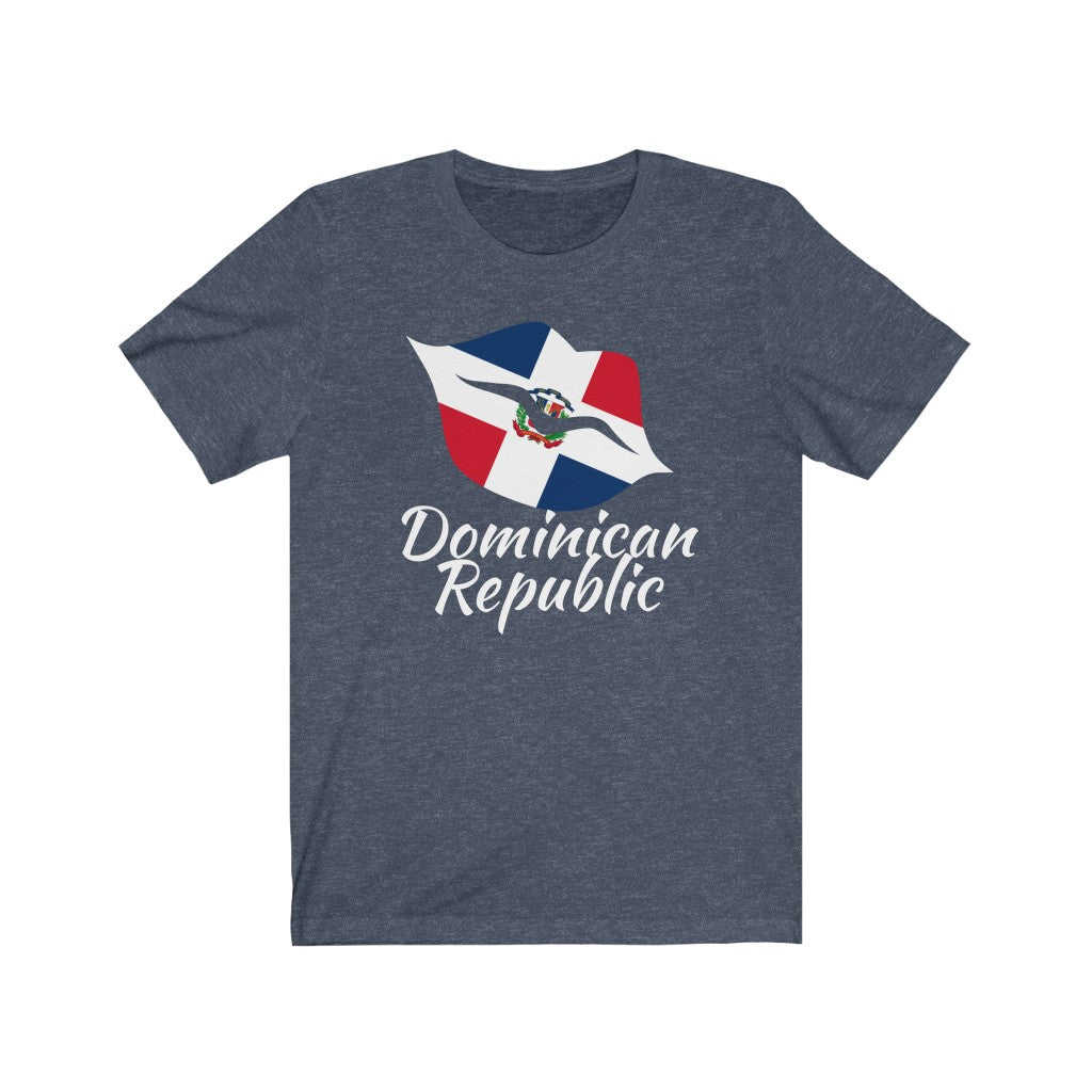 Dominican Republic Lips Flag Premium Tee 2 - Unisex