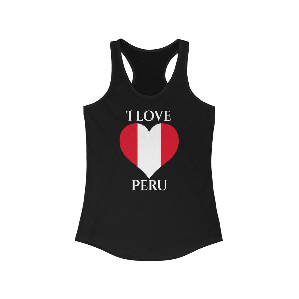 Peru Heart Flag Tank 2 - Women