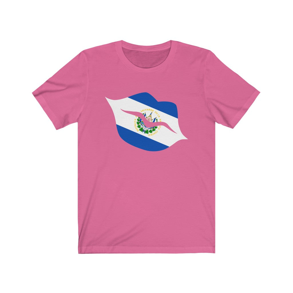 El Salvador Lips Flag Premium Tee - Unisex