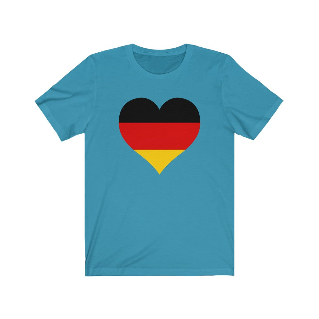 Germany Heart Flag Premium Tee - Unisex