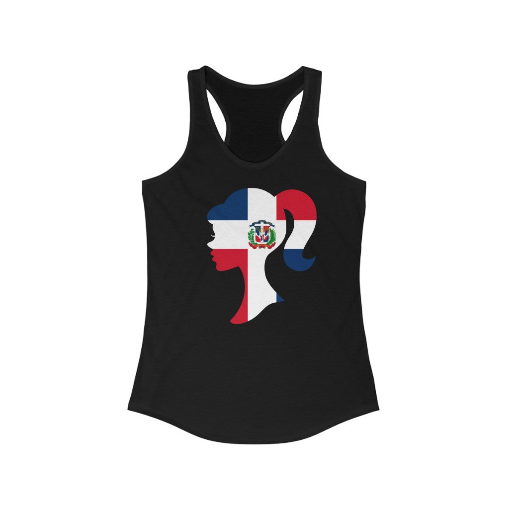 Dominican Republic Girl Flag Tank - Women