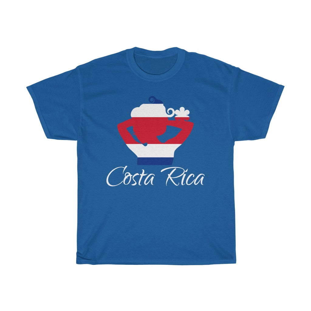 Costa Rica Lady Flag Standard Tee 2 - Unisex