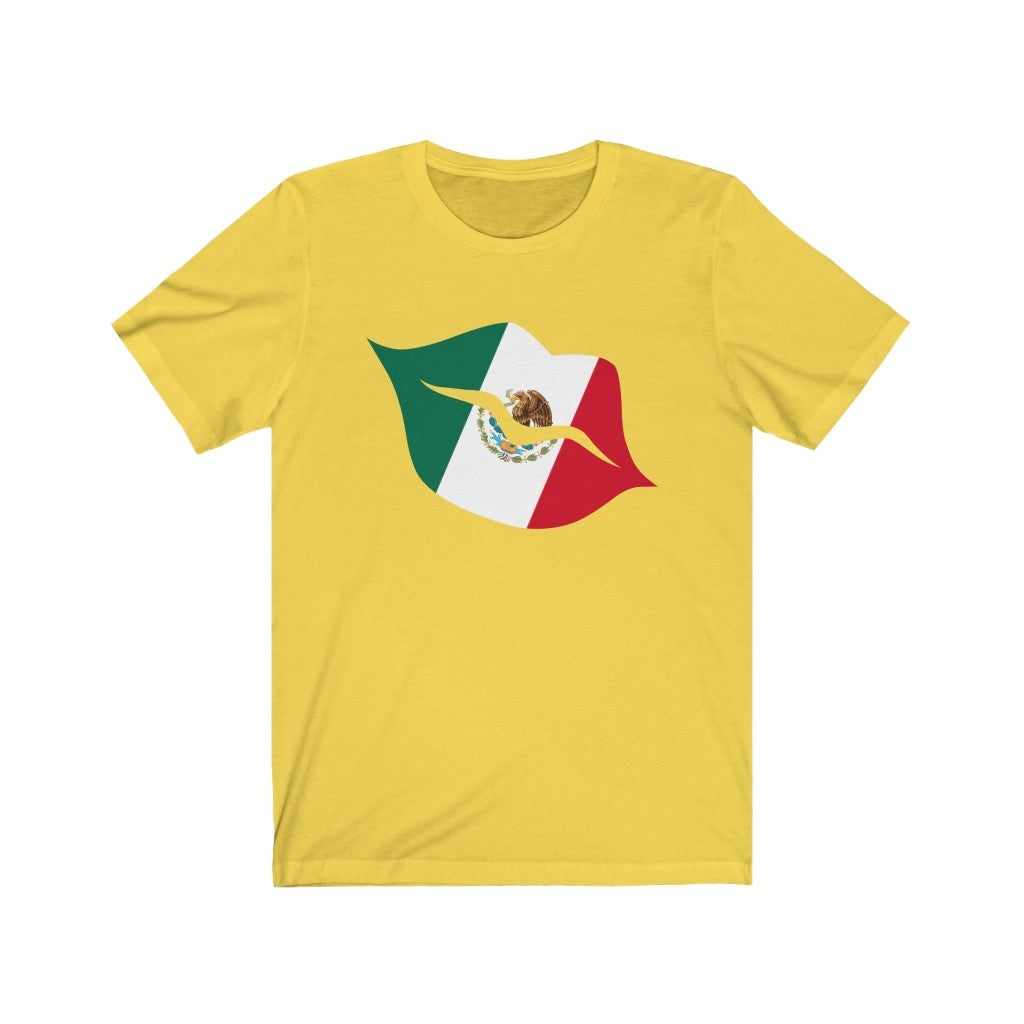 Mexico Lips Flag Premium Tee - Unisex