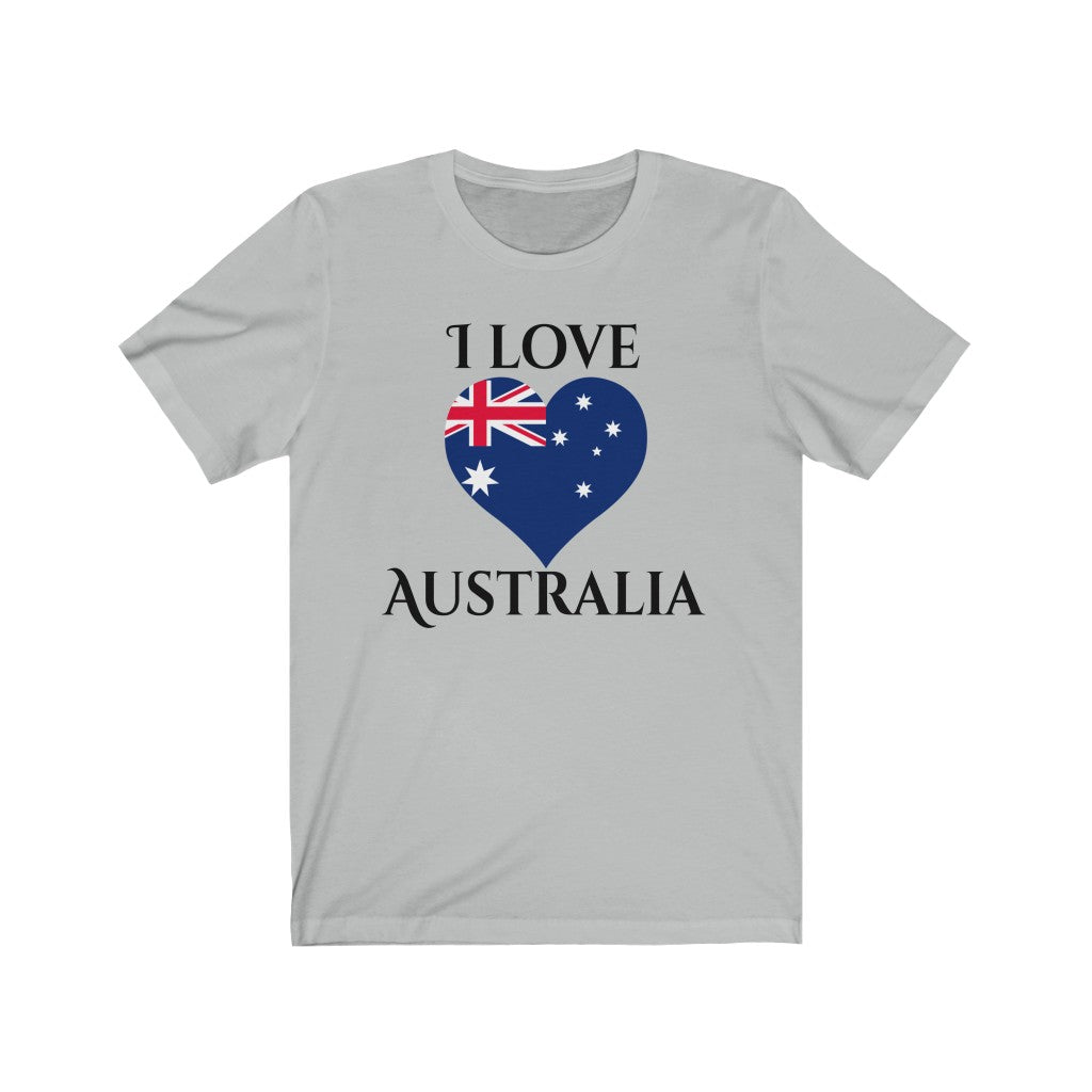 Australia Heart Flag Premium Tee 1 - Unisex