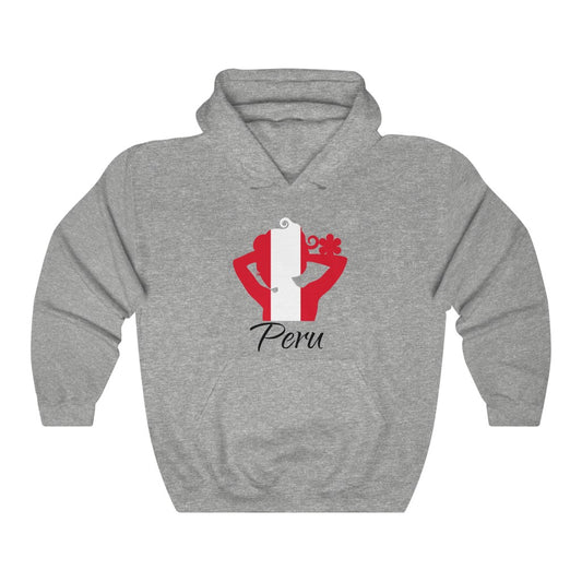Peru Lady Flag Hoodie Sweatshirt 1 - Unisex