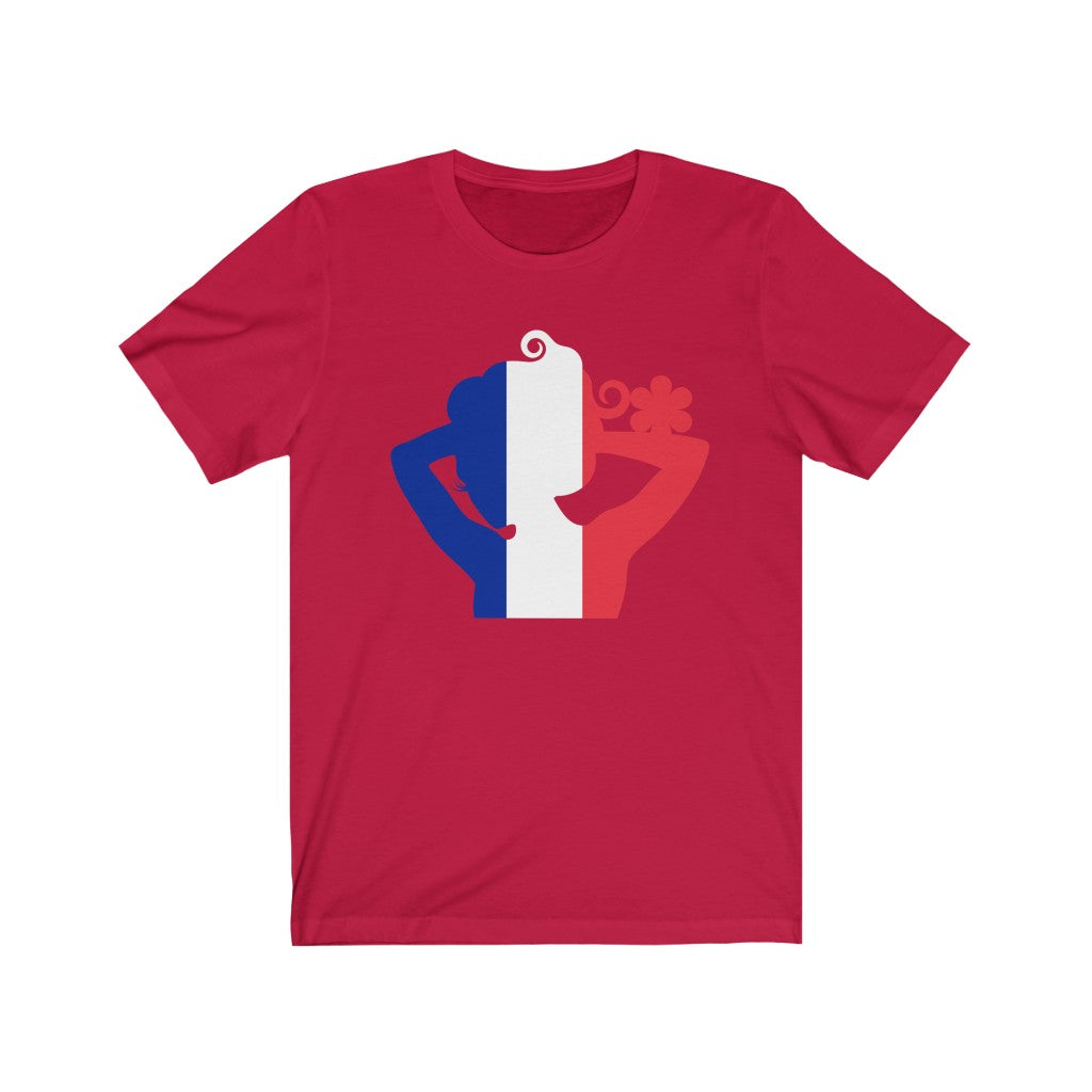France Lady Flag Premium Tee - Unisex