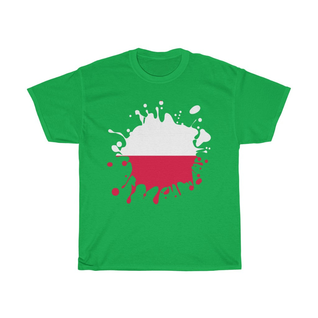 Poland Splat Flag Standard Tee - Unisex