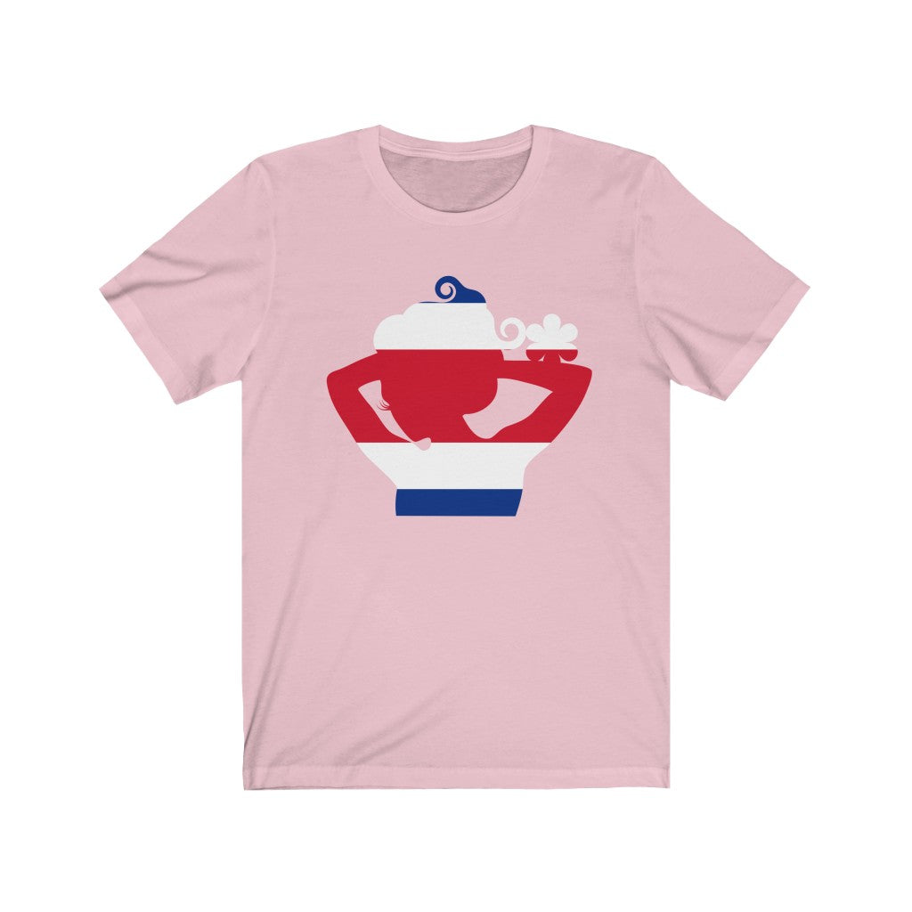 Costa Rica Lady Flag Premium Tee - Unisex