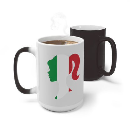 Italy Girl Color Changing Mug