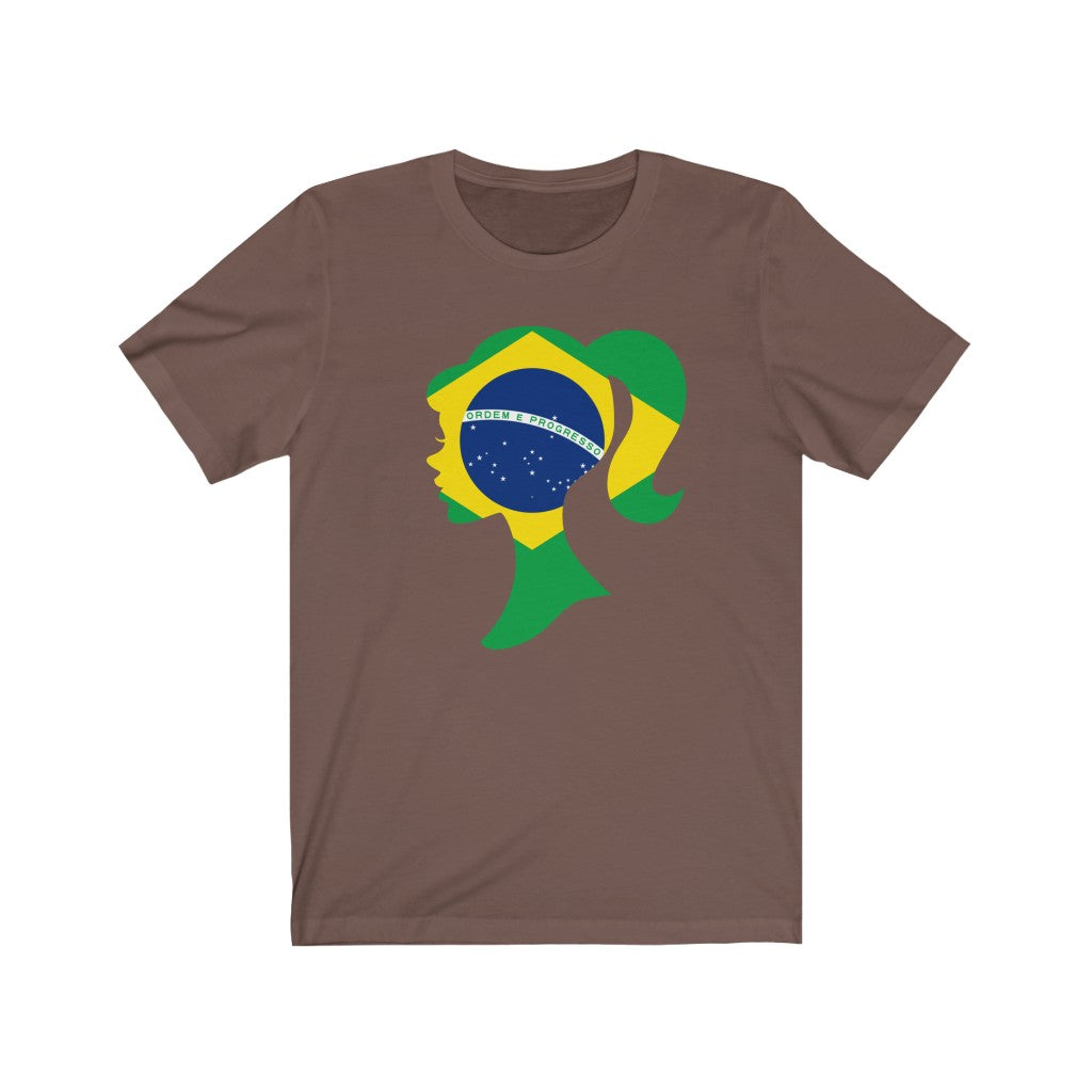 Brazil Girl Flag Premium Tee - Unisex
