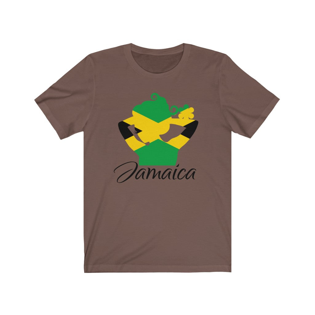 Jamaica Lady Flag Premium Tee 1 - Unisex