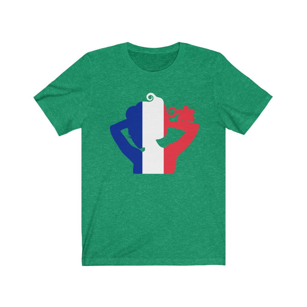 France Lady Flag Premium Tee - Unisex