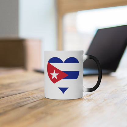 Cuba Heart Color Changing Mug