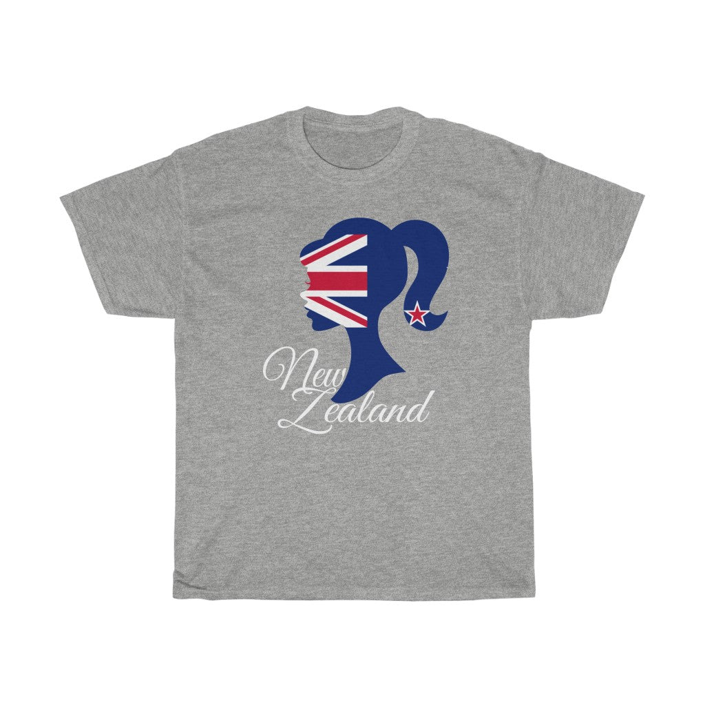 New Zealand Girl Flag Standard Tee 2 - Unisex
