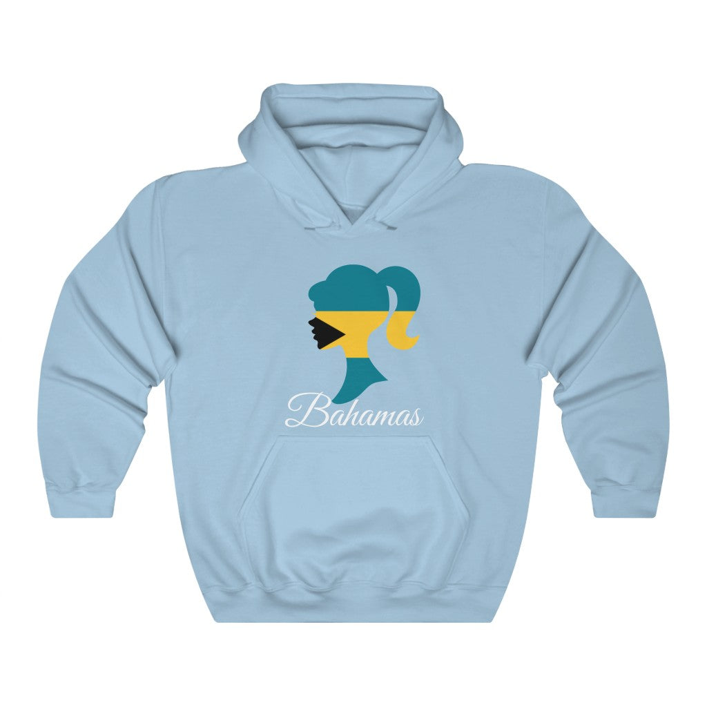 Bahamas Girl Flag Hoodie Sweatshirt 2 - Unisex