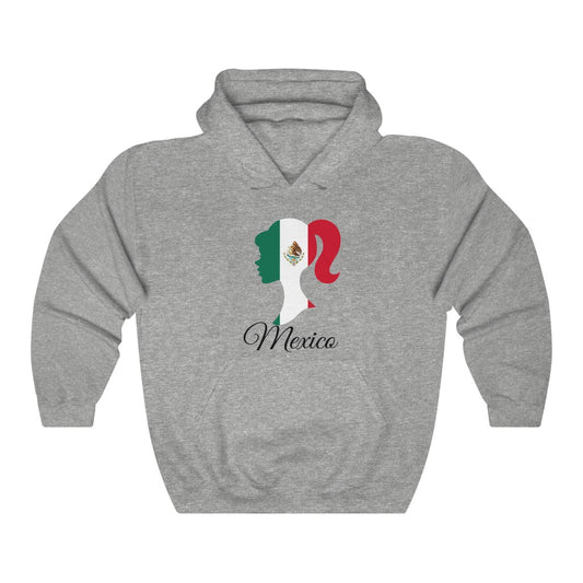 Mexico Girl Flag Hoodie Sweatshirt 1 - Unisex