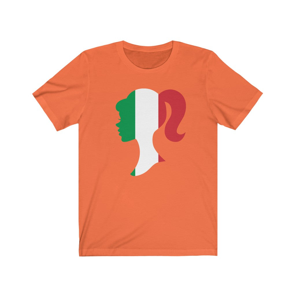 Italy Girl Flag Premium Tee - Unisex