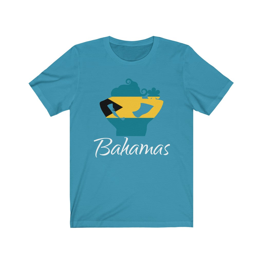 Bahamas Lady Flag Premium Tee 2 - Unisex