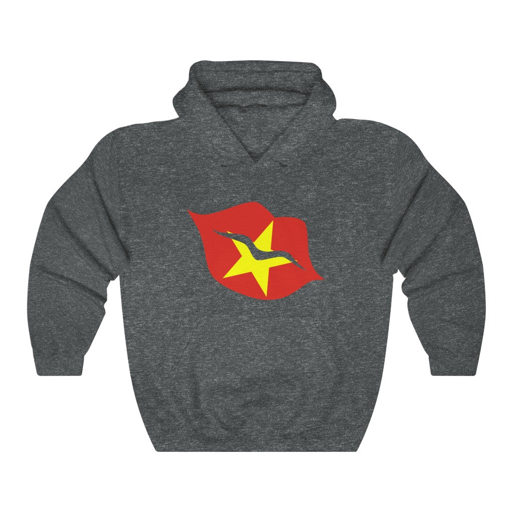 Vietnam Lips Flag Hoodie Sweatshirt - Unisex