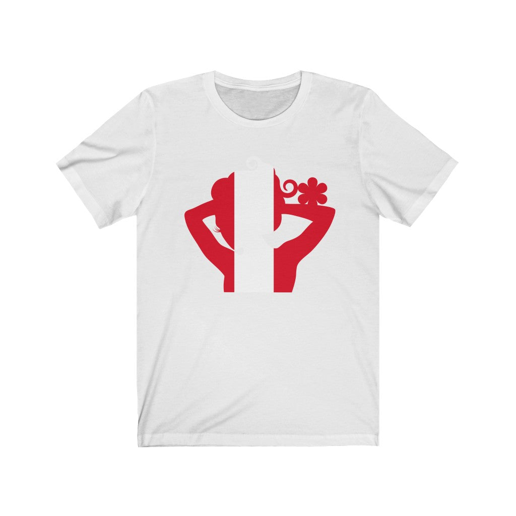 Peru Lady Flag Premium Tee - Unisex