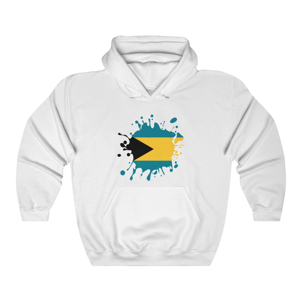 Bahamas Splat Flag Hoodie Sweatshirt - Unisex